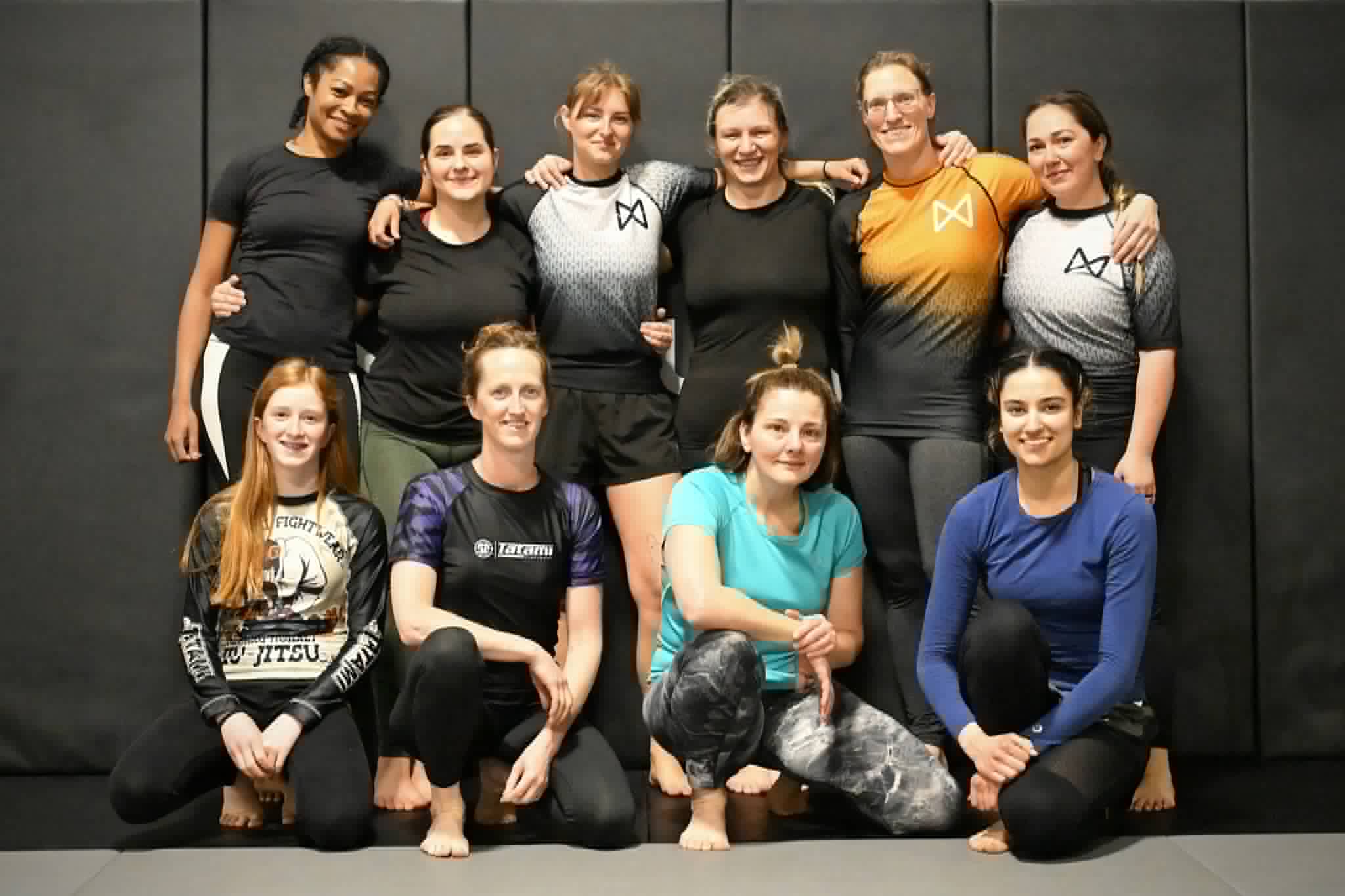 Women's Brazilian Jiu-Jitsu class at Infinum BJJ Brantford Ontario